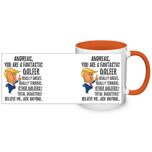 Andreas - Golfer Trump Coffee Mug