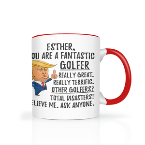 Esther - Golfer Trump Coffee Mug