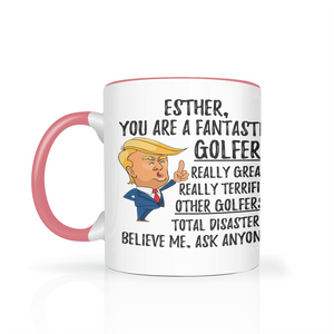 Esther - Golfer Trump Coffee Mug