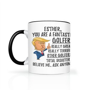 Esther - Golfer Trump Coffee Mug