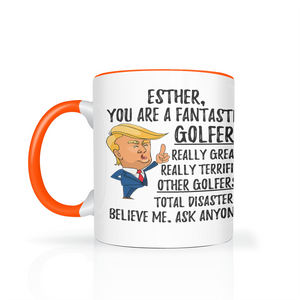 Esther - Golfer Trump Coffee Mug