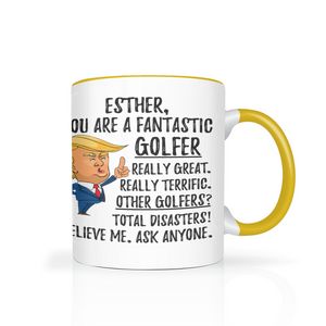 Esther - Golfer Trump Coffee Mug