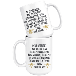 Beekeeper Coffee Mug - Derrick (15 oz) - Freedom Look