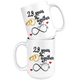 29th Wedding Anniversary Gift For Him And Her, 29th Anniversary Mug For Husband & Wife, Married For 29 Years, 29 Years Together With Her (15 oz)
