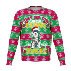 Schnauzer Dog Christmas Ugly Sweatshirt