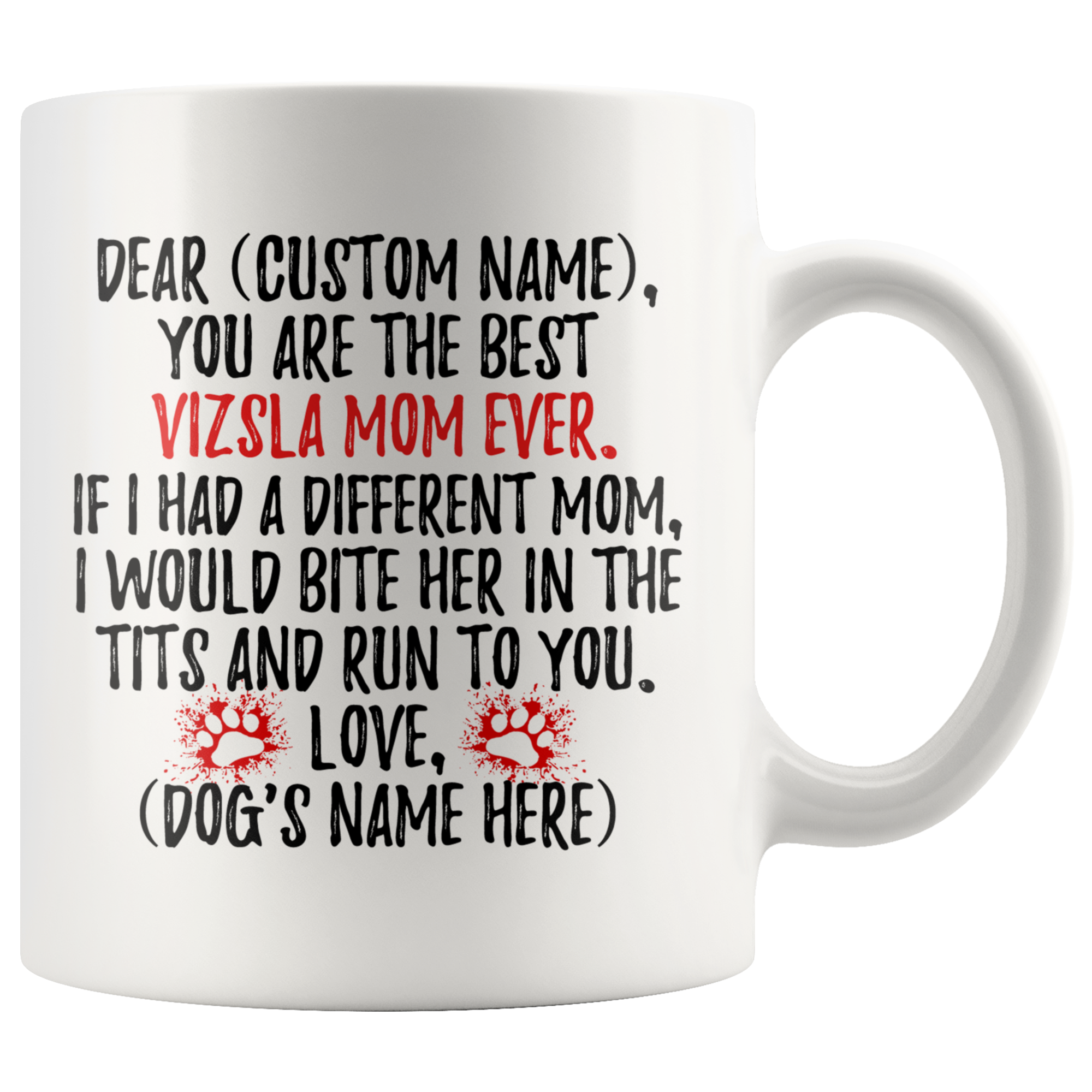 Custom New Mom Coffee Mug - 11oz White