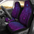 Purple Dragonfly Fractal Car Seat Covers