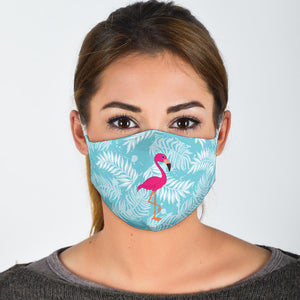 Flamingo Tropical Print Face Mask