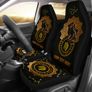 Virgo Horoscope Car Seat Covers Set of 2 Covers Protection Decoration