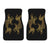 Golden Pisces Zodiac Front Car Mats (Set Of 2) - Freedom Look