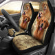 Golden Retriever Dog Gift - Seat of 2 Front Car Seat Covers