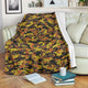 Fall HD Camo Fleece Blanket