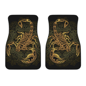 Golden Scorpio Front Car Mats (Set Of 2) - Freedom Look