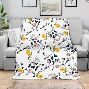 Blanket cow sunflower