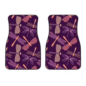 Dragonfly Back Car Mats, Dragonflies Car Floor Mats Set (Set Of 2) - Freedom Look