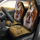 Bulldog Dog Car Seat Covers (Set of 2)