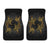 Golden Pisces (Fish) Zodiac Front Car Mats (Set Of 2) - Freedom Look