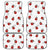 Ladybug & Flowers Front And Back Car Mats (Set Of 4) - Freedom Look