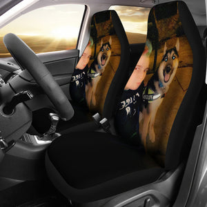 Custom Car Seat Cover - Police K9