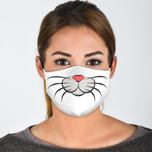 Cartoon Cat Face Mask with Filters