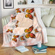 Pink Butterflies Premium Blanket