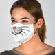 Cartoon Cat Face Mask with Filters