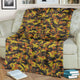 Fall HD Camo Fleece Blanket