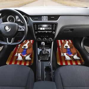 Basset Dog Hound - Universal Front Car Mats Gift (Set of 2)