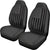 USA (United States) Black Flag Car Seat Covers (Set of 2)