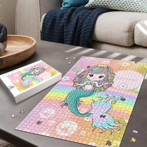 Mermaid Premium Wood Jigsaw Puzzle for Kids Christmas Birthday Gift