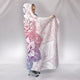 Mandala Paisley Lotus Flower Hooded Blanket