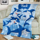 Huck - Personalized Shark Blanket