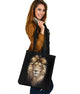 Lion Cotton Tote Bag