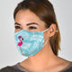 Flamingo Tropical Print Face Mask