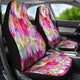 Bright Pink Red Flowers Car Seat Covers