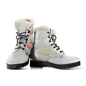 Carnation & Marble Womens Booties Vegan-Friendly Leather Woman Boots