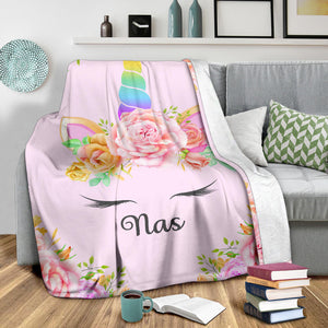 Nas - Personalized Unicorn Blanket