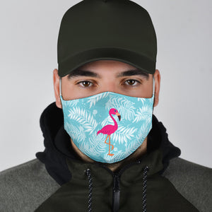 Flamingo Tropical Print Face Mask