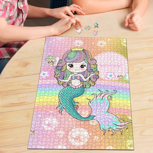 Mermaid Premium Wood Jigsaw Puzzle for Kids Christmas Birthday Gift