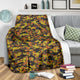 Fall HD Camo Fleece Blanket