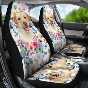 Labrador Retriever Dog Gift - Seat of 2 Front Car Seat Covers