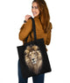 Lion Cotton Tote Bag