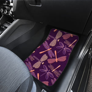 Dragonfly Back Car Mats, Dragonflies Car Floor Mats Set (Set Of 2) - Freedom Look