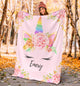 Emery - Personalized Unicorn Blanket