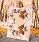 Pink Butterflies Premium Blanket