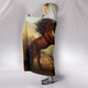 Horse Wild And Free Hooded Blanket