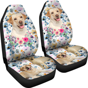 Labrador Retriever Dog Gift - Seat of 2 Front Car Seat Covers