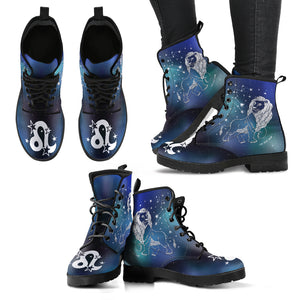 Leo (Lion) Horoscope Zodiac Leather Woman Boots Christmas Birthday Gift