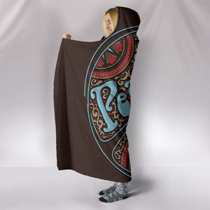 Peace Hippie Love Hooded Blanket