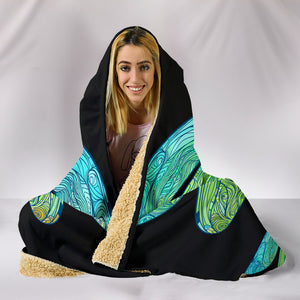 Haven Entangled Dragonfly Hooded Blanket